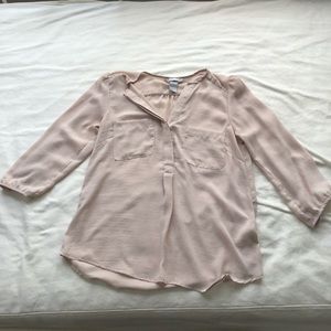 Blush/cream colored blouse